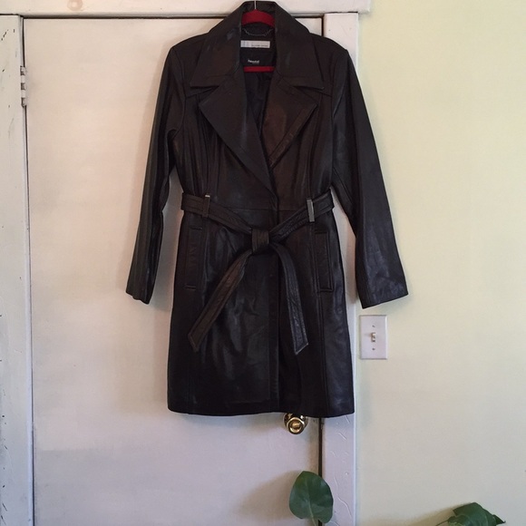 💯Genuine Leather Thinsulate Lining Long Coat